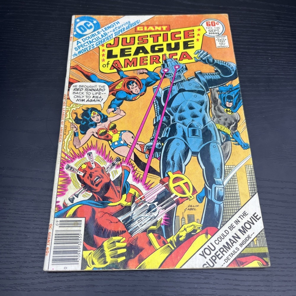Justice League Of America #146‎ DC Comics 1977 Bronze Age Comic